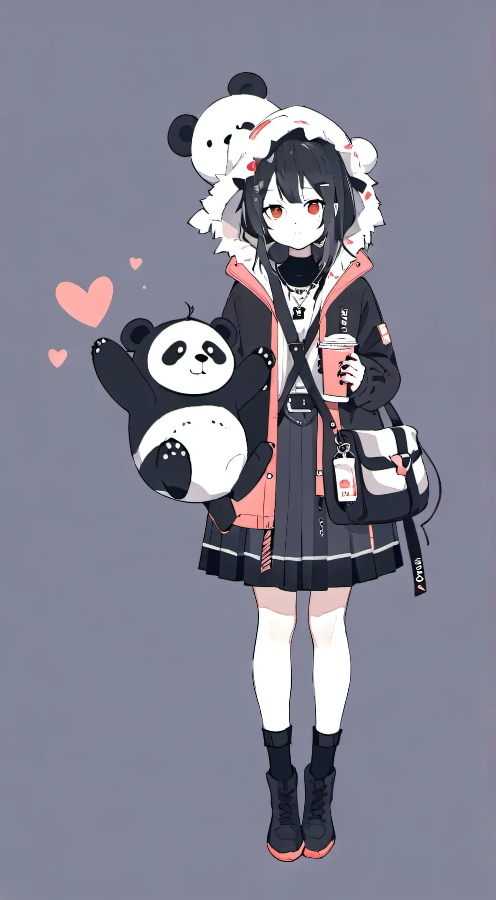 ai character: mha petite  background