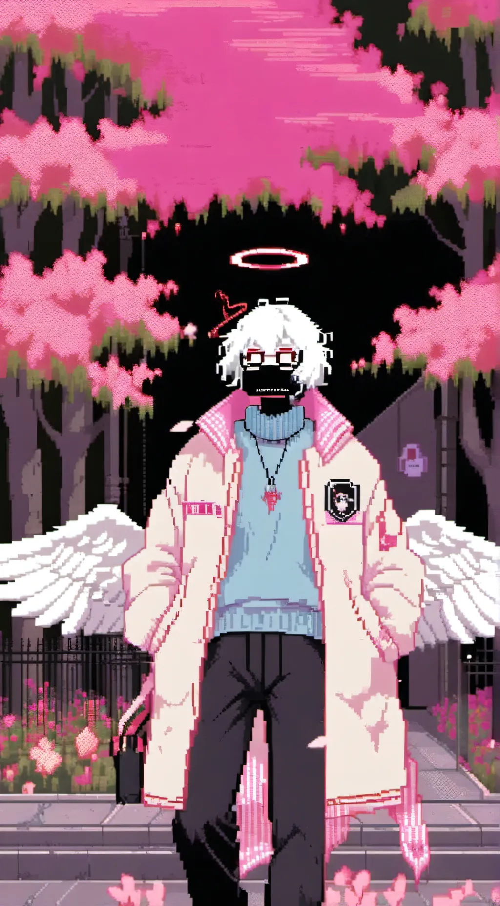 ai character: angel background
