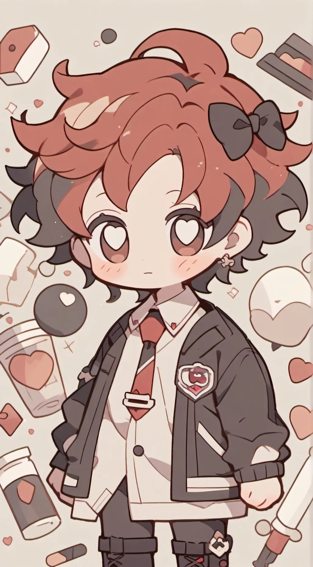 ai character: Mha Inconnue  background