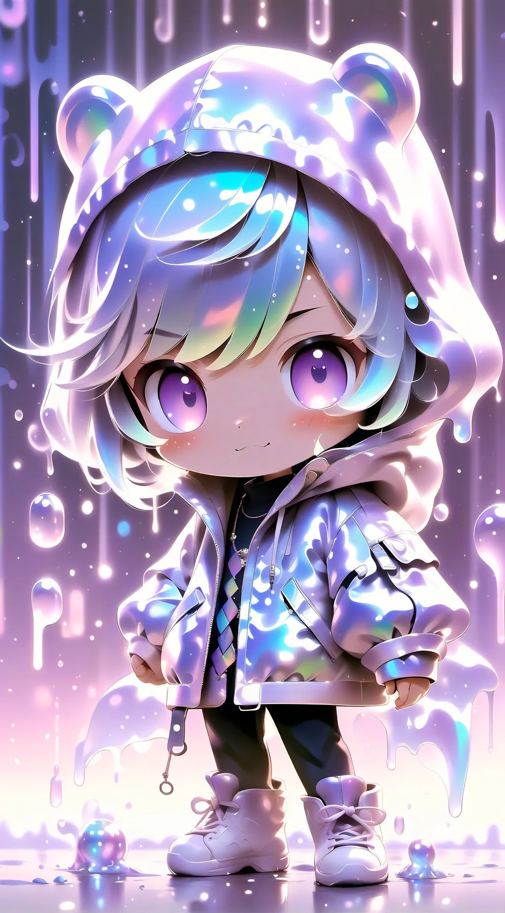 ai character: A boneca Mia background
