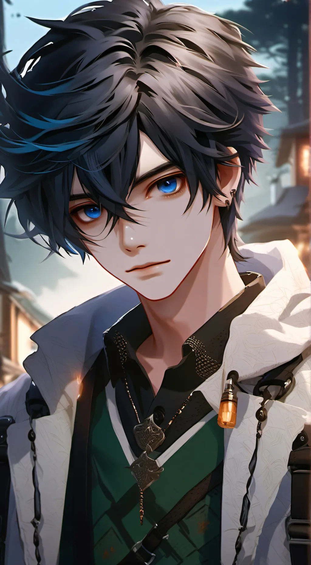 ai character: Ashton  background