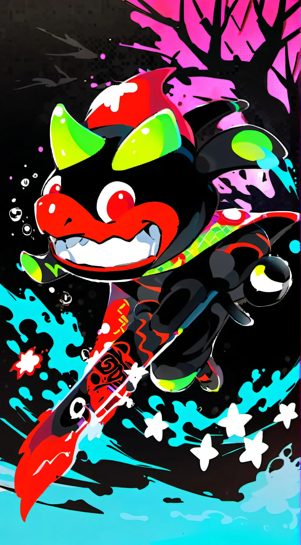 ai character: Nightmare crittera background
