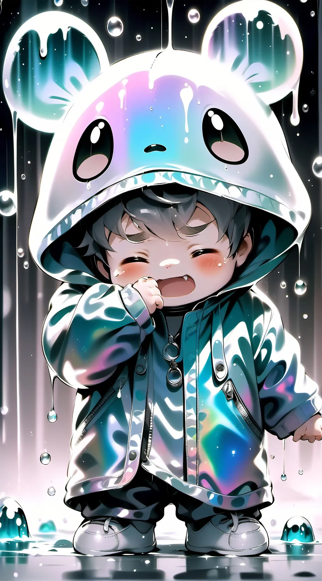 ai character: baby background