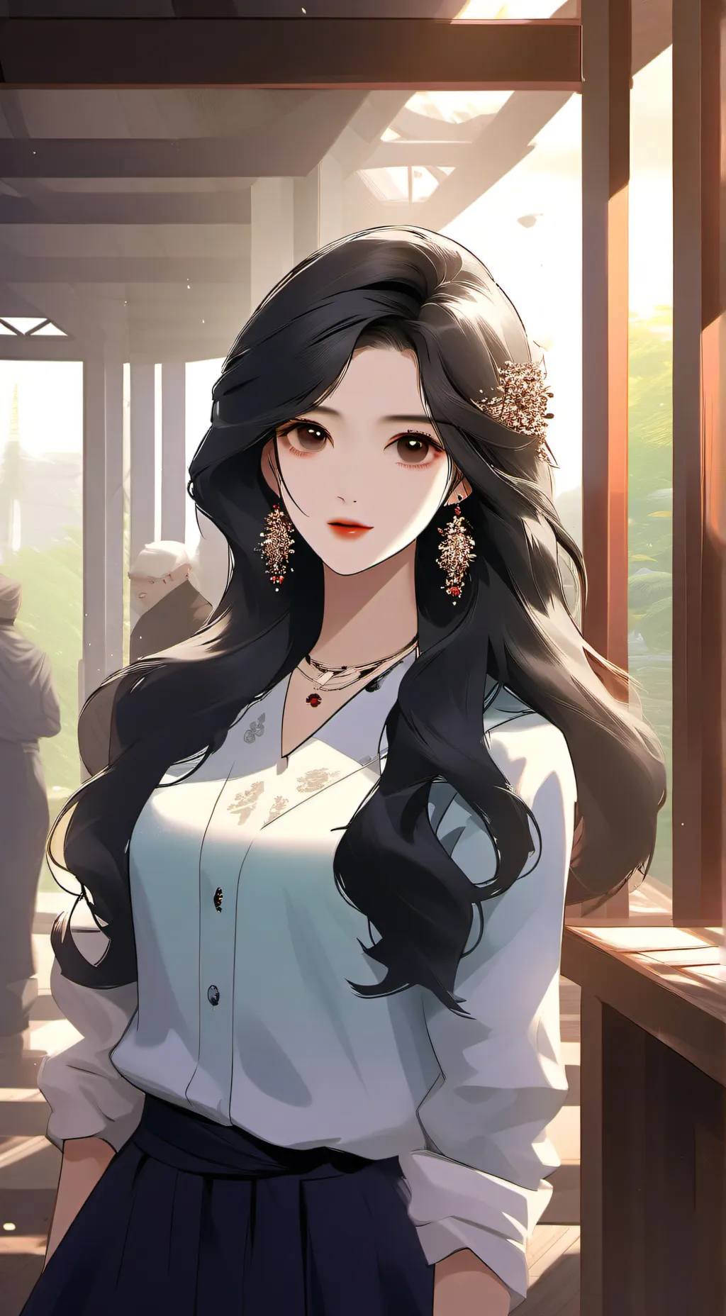 ai character: Demon slayer background