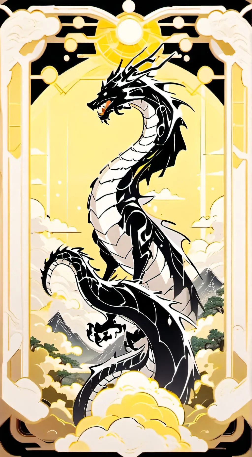 ai character: eaps dragons  background