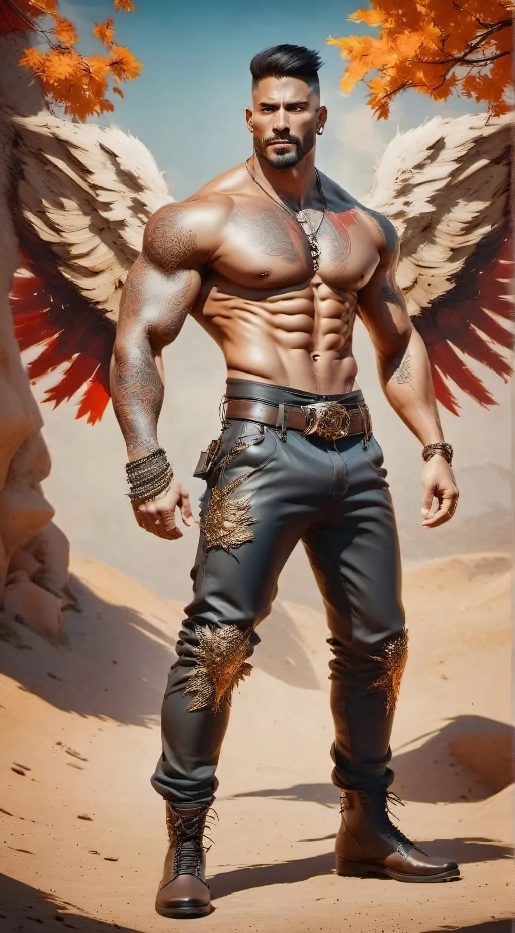 ai character: Titan  background