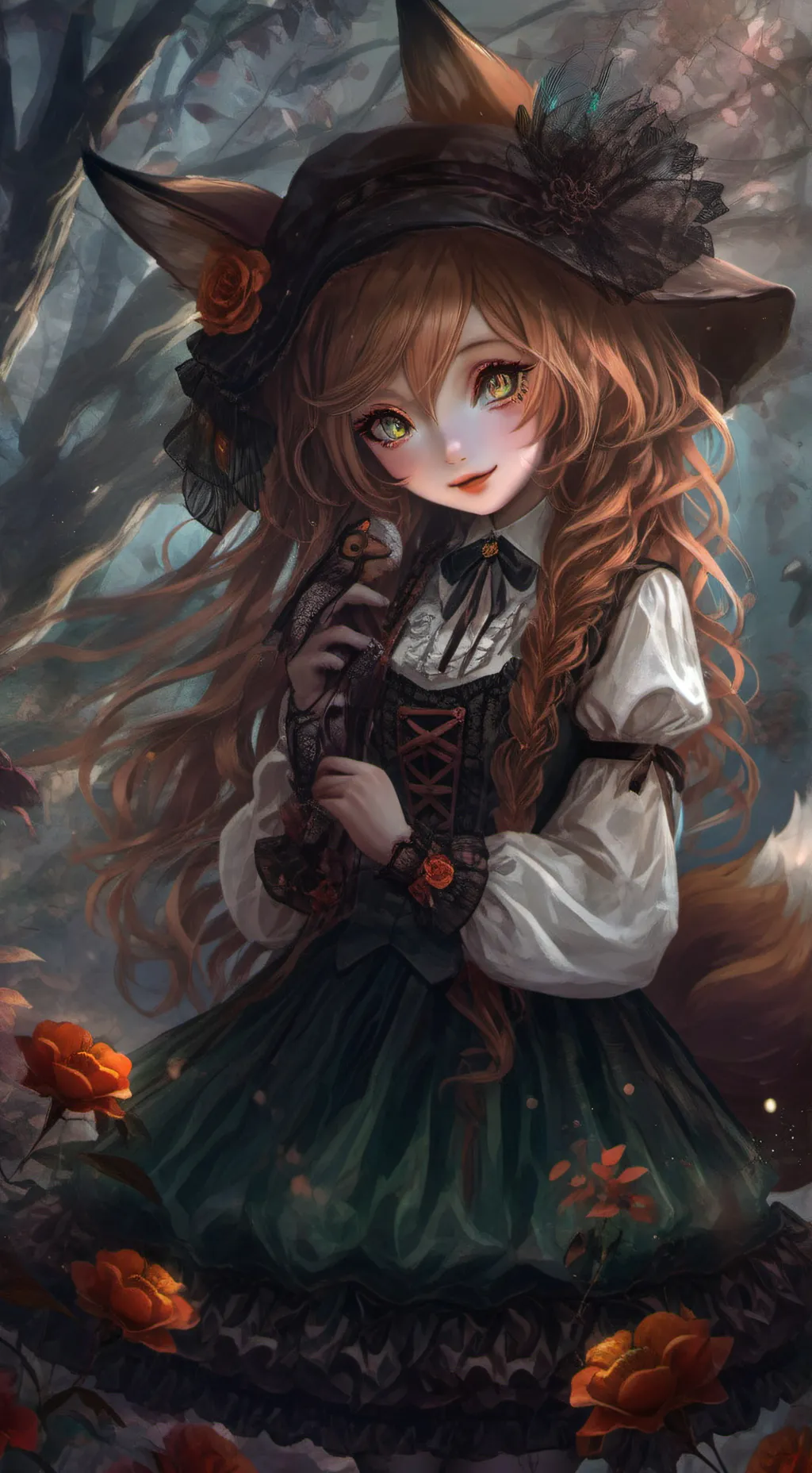 ai character: Freya  background