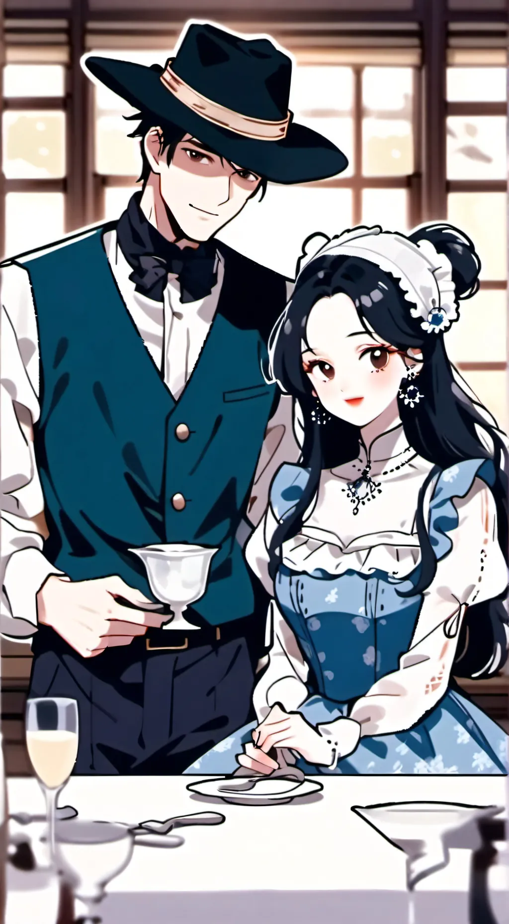 ai character: clare and calvin background