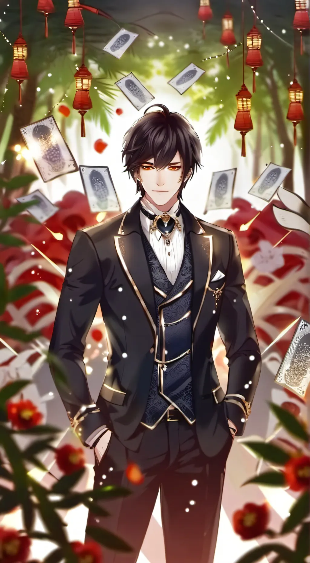 ai character: mark background
