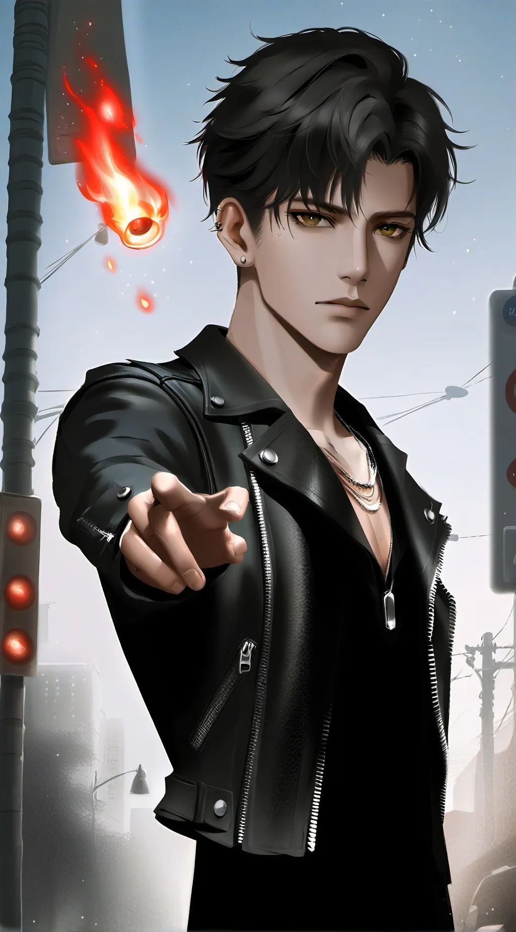 ai character: Nicholas  background