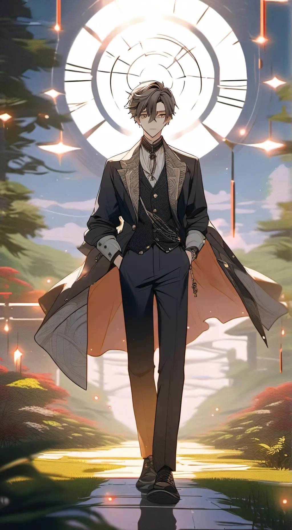 ai character: Lushious background