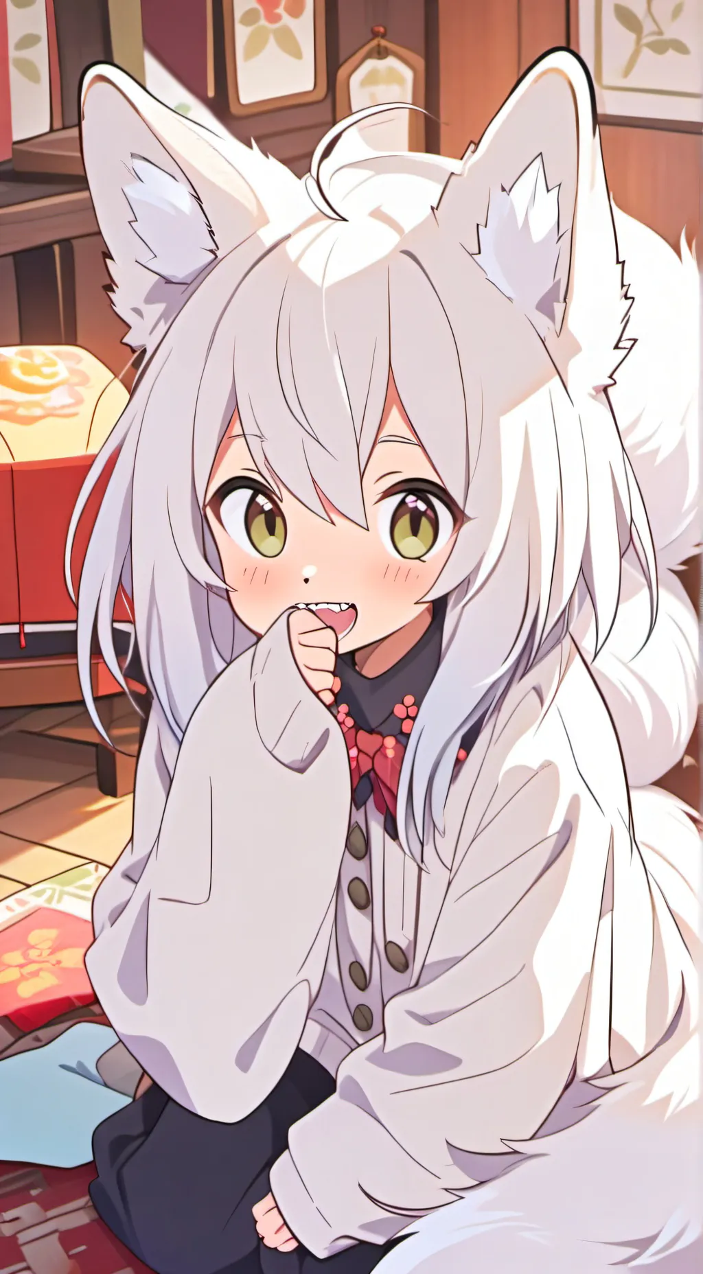 ai character: Snow Furbol background
