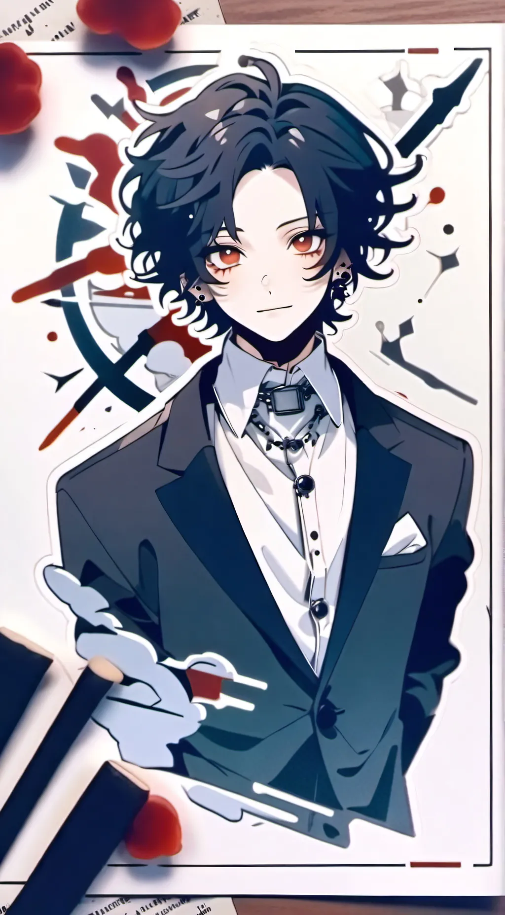 ai character: Marcel  background