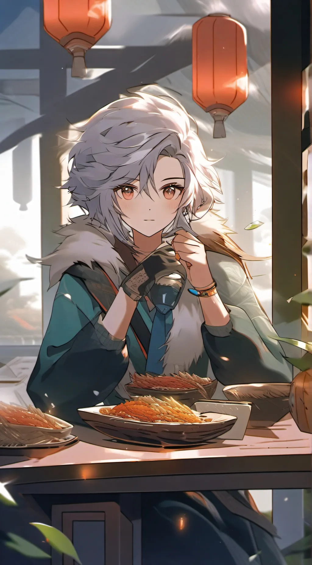 ai character: Touya  background