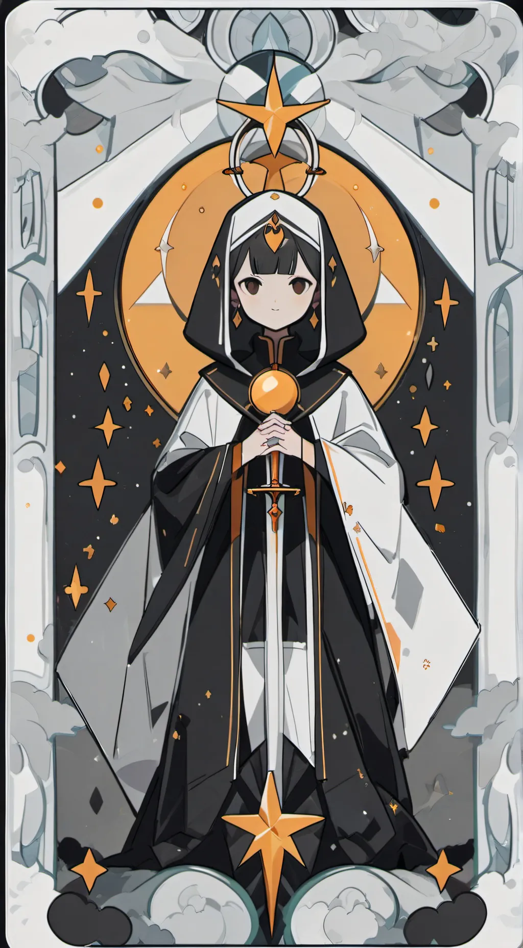 ai character: monica background