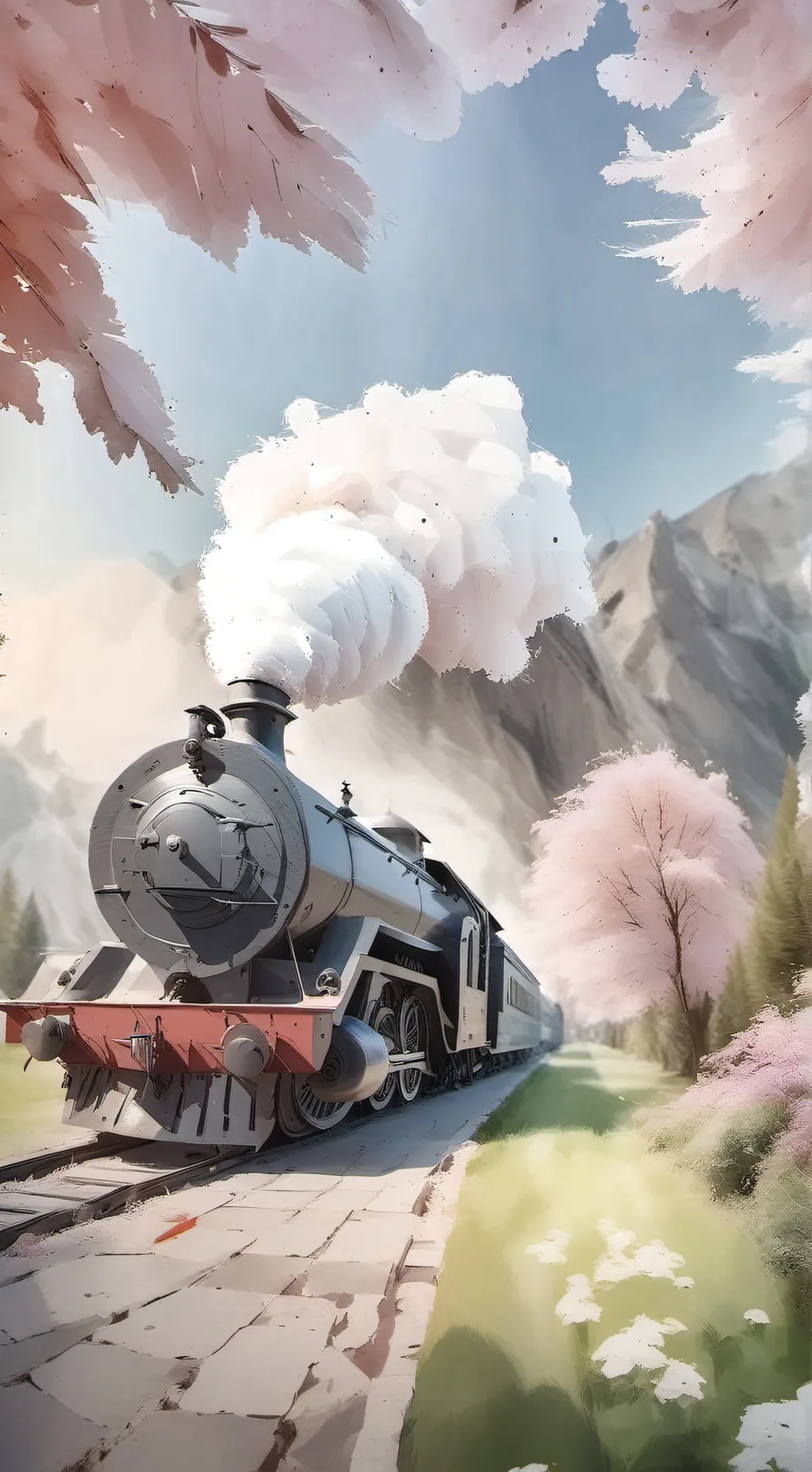 ai character: train background