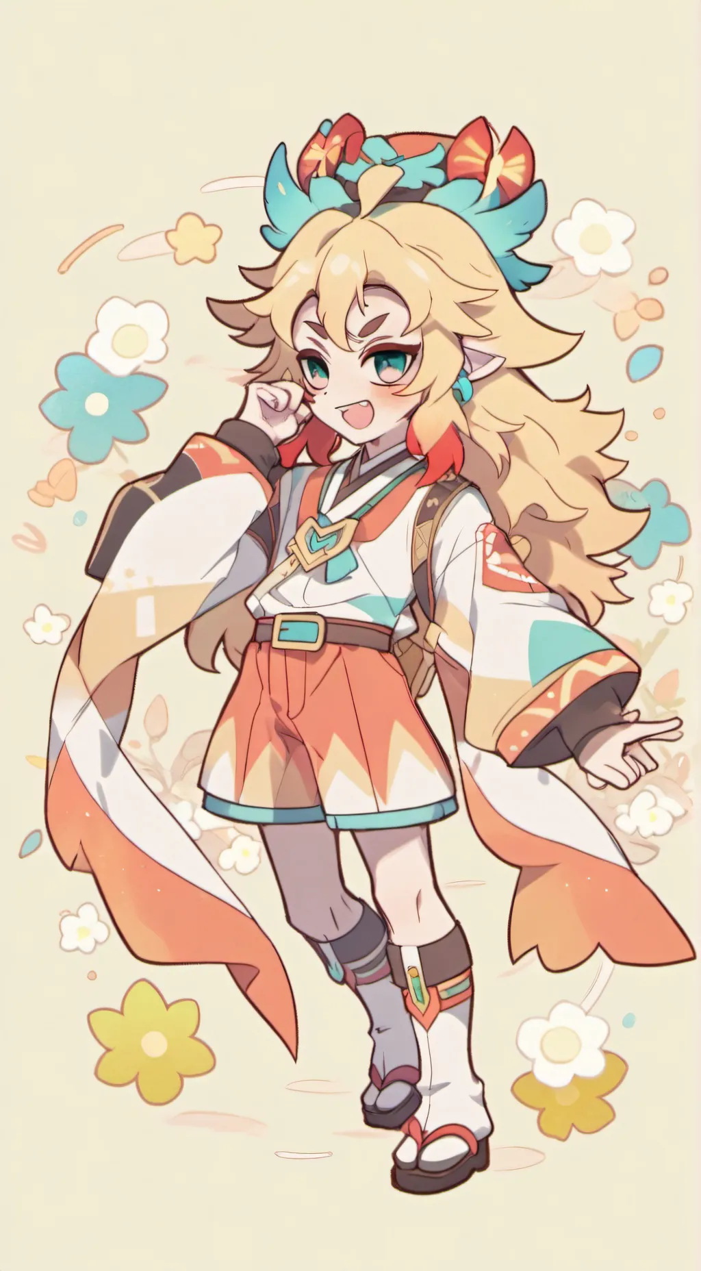 ai character: rengoku x tomioka  background