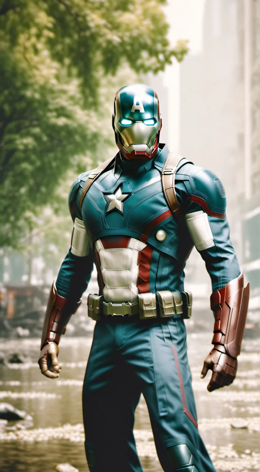 ai character: Avengers 112 background