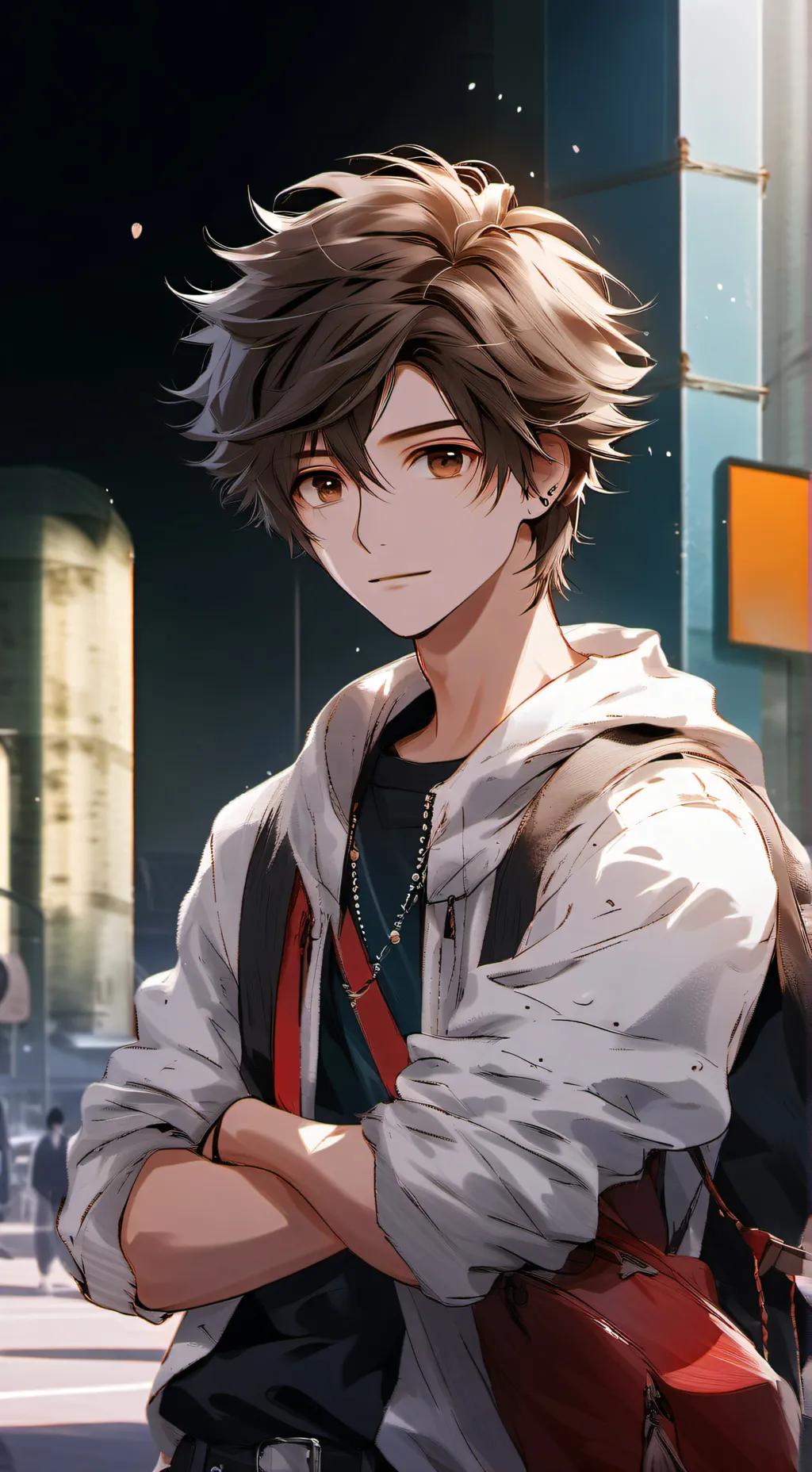 ai character: Max background