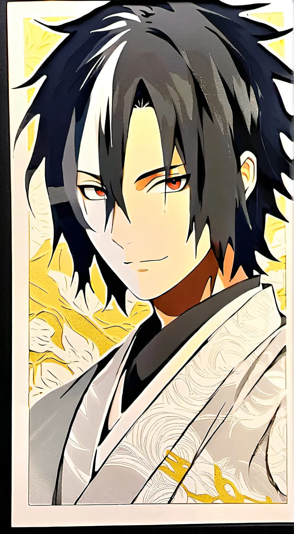 ai character: sasuke background