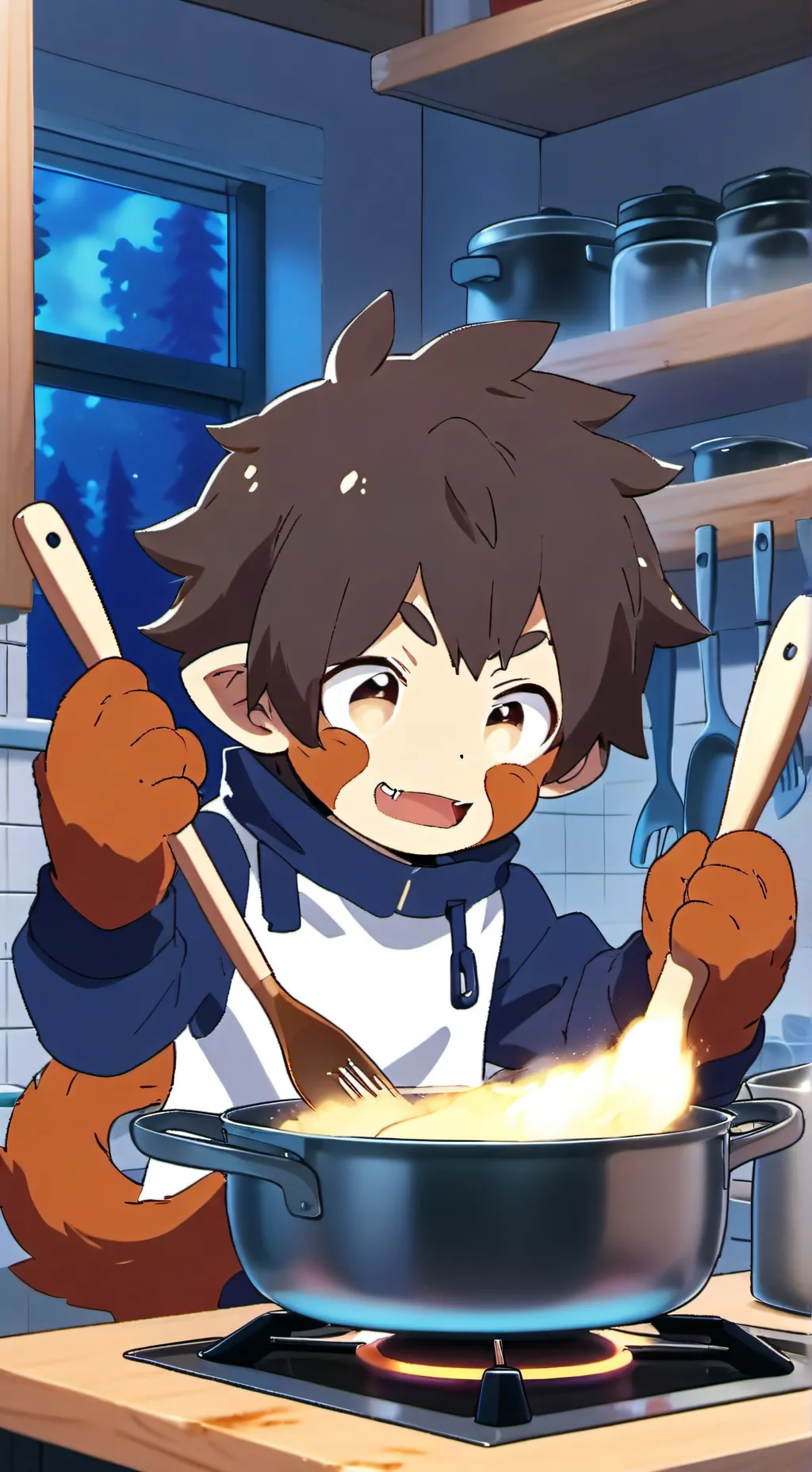 ai character: Olifurry background