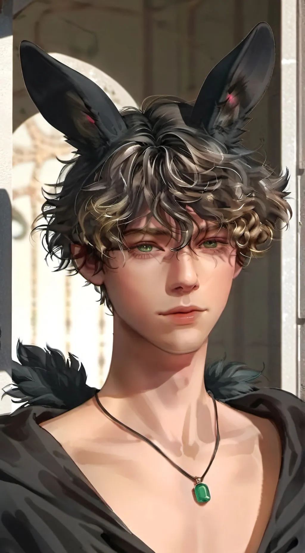 ai character: justin Timberlake  background