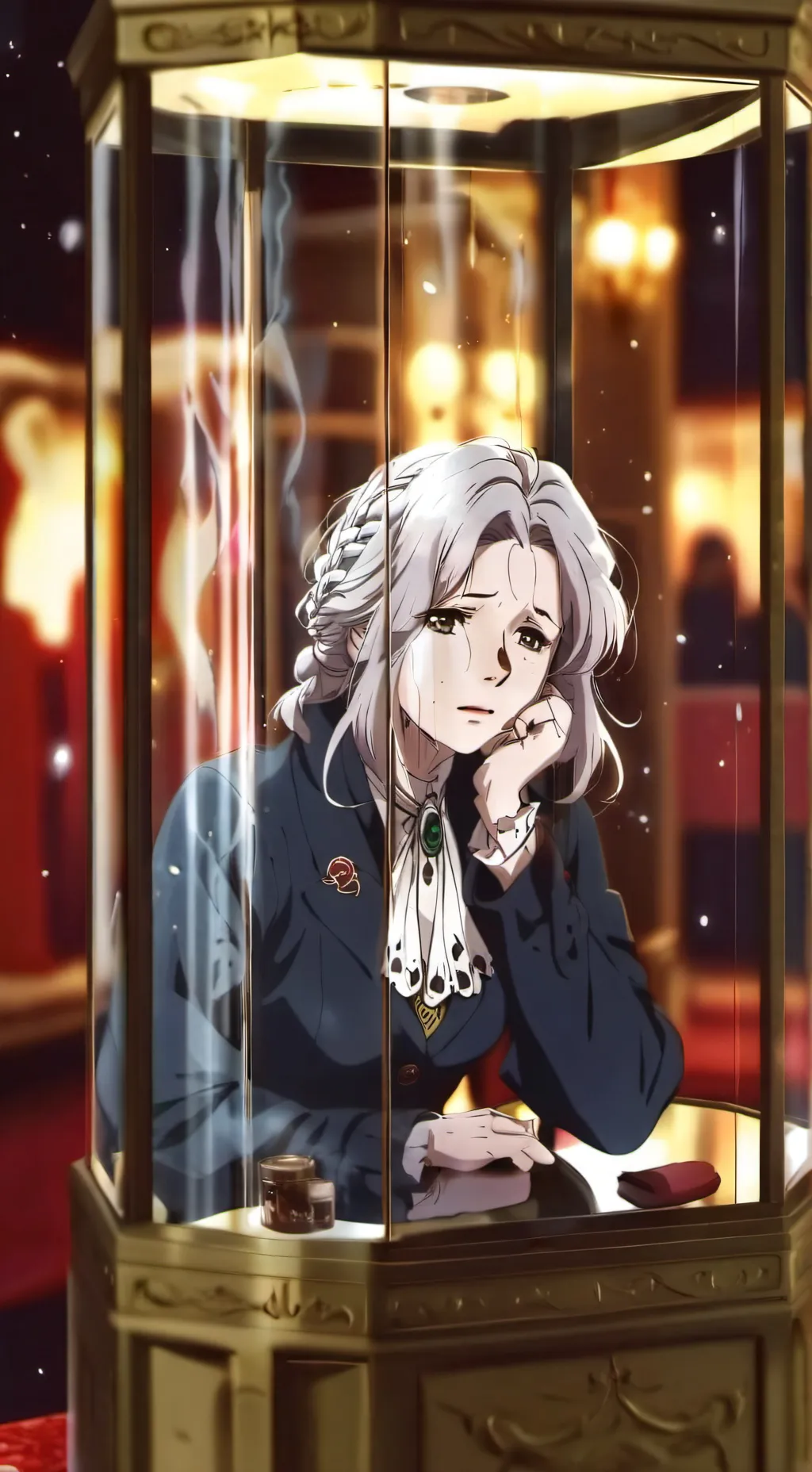 ai character: Ally  background
