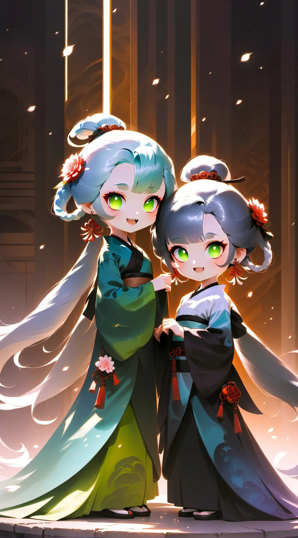 ai character: yuna & suna background