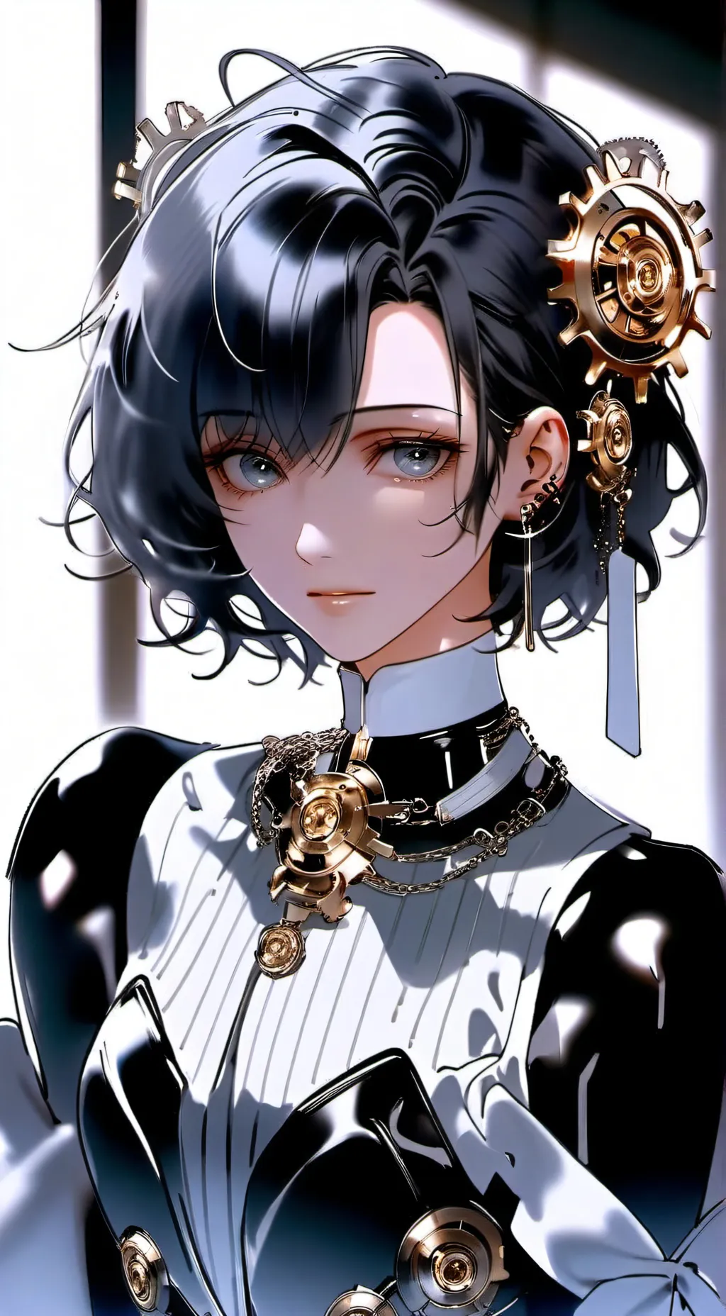 ai character: Aqua background
