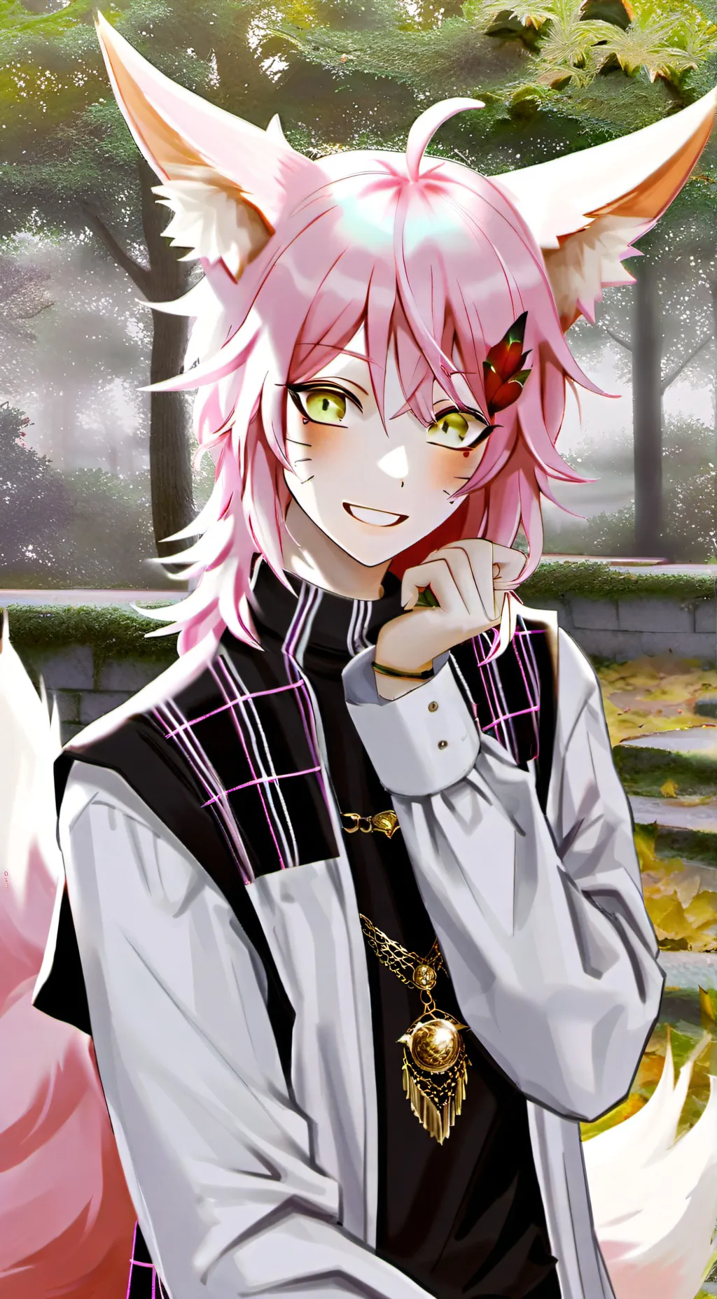 ai character: Fox Ellicott background
