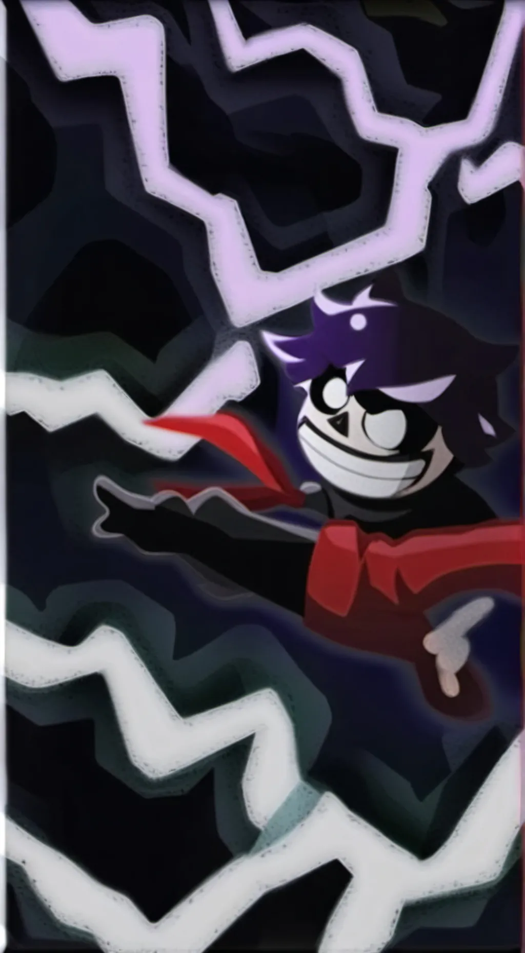 ai character: Black sapphire background