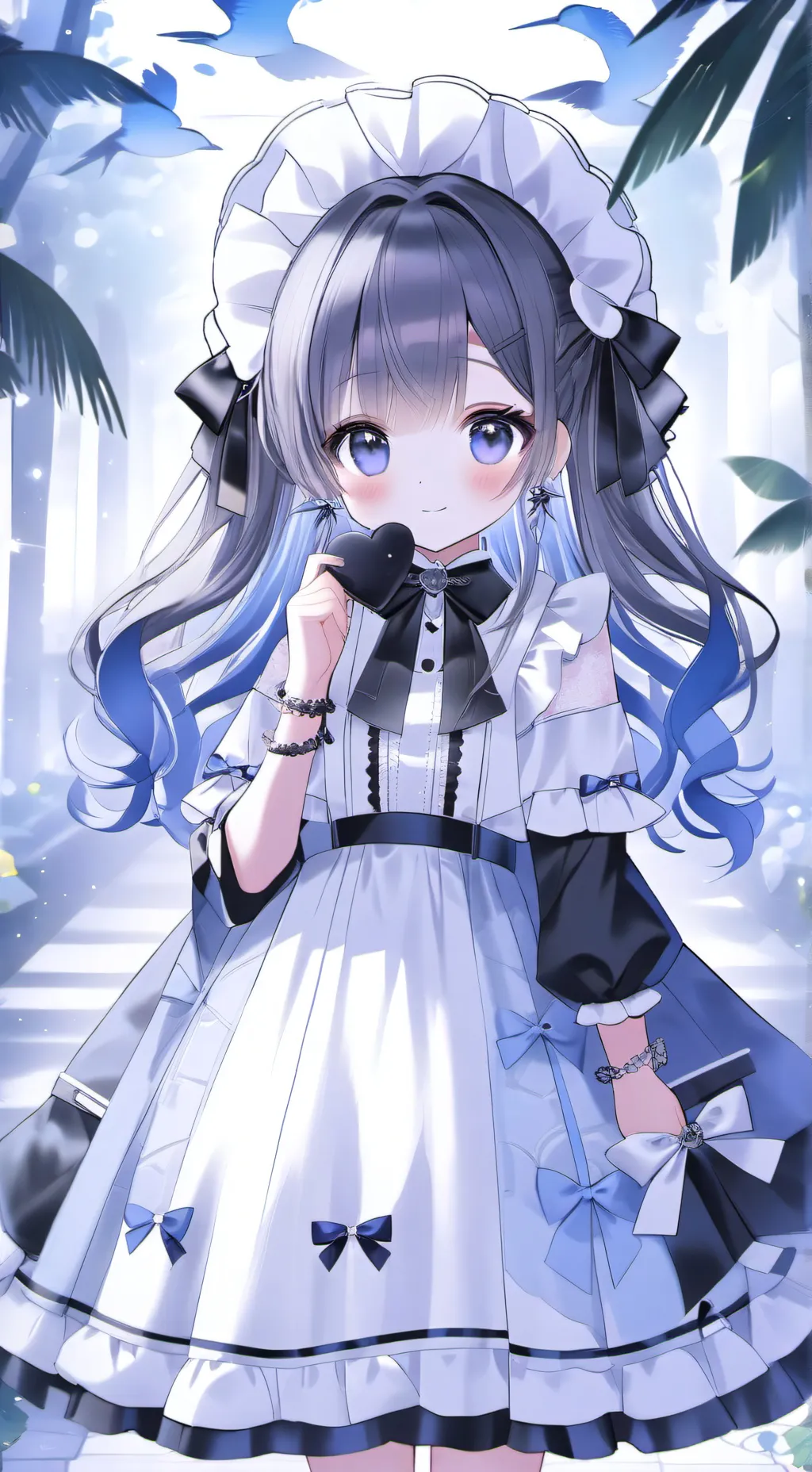 ai character: tu hija va con su  background