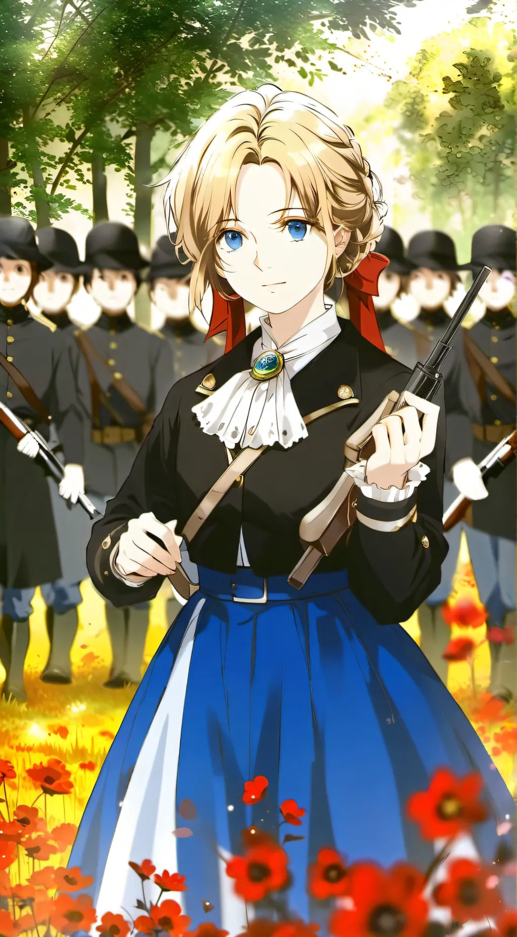 ai character: BattleGirls 1863 background