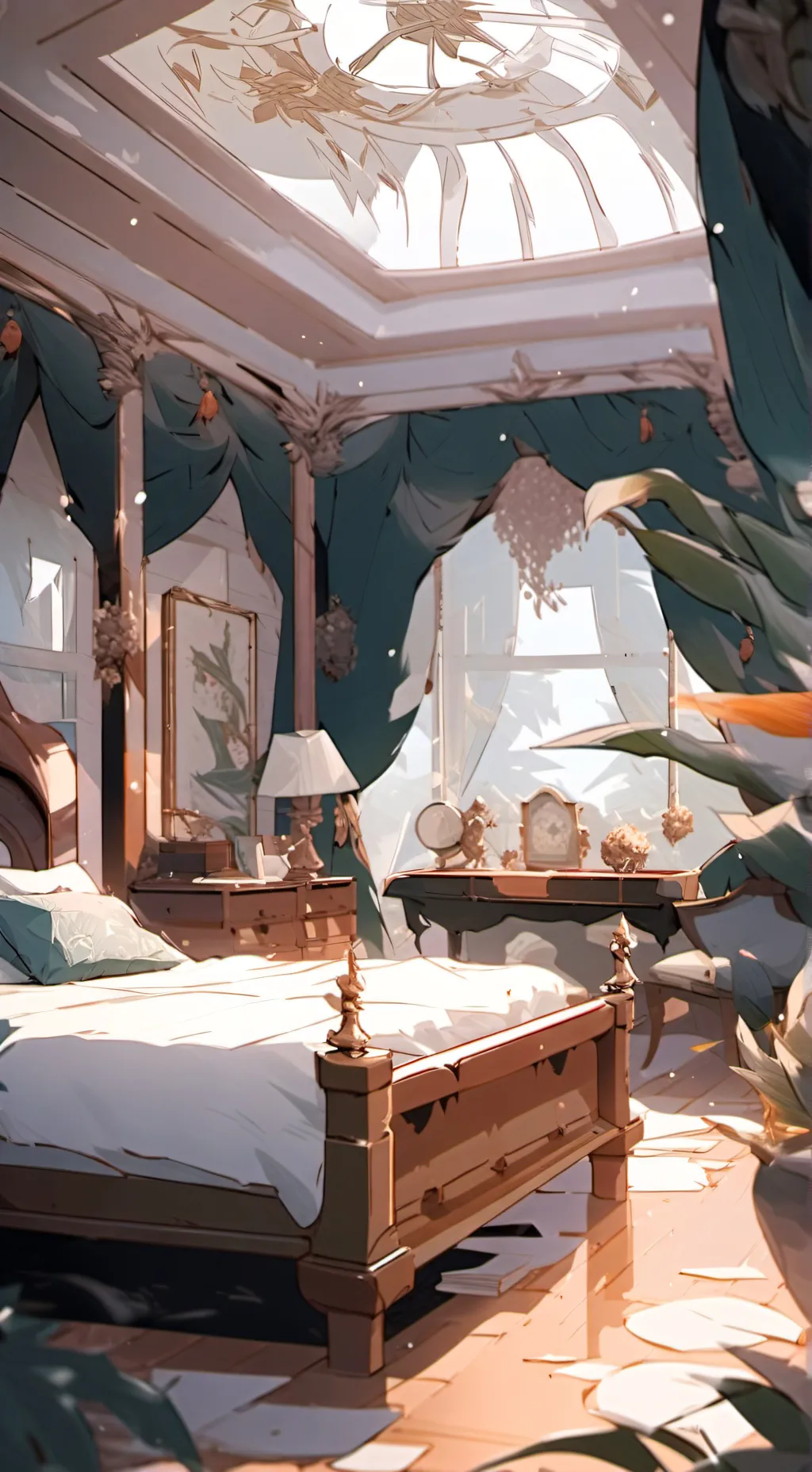 ai character: FPE sleepover/ocs background