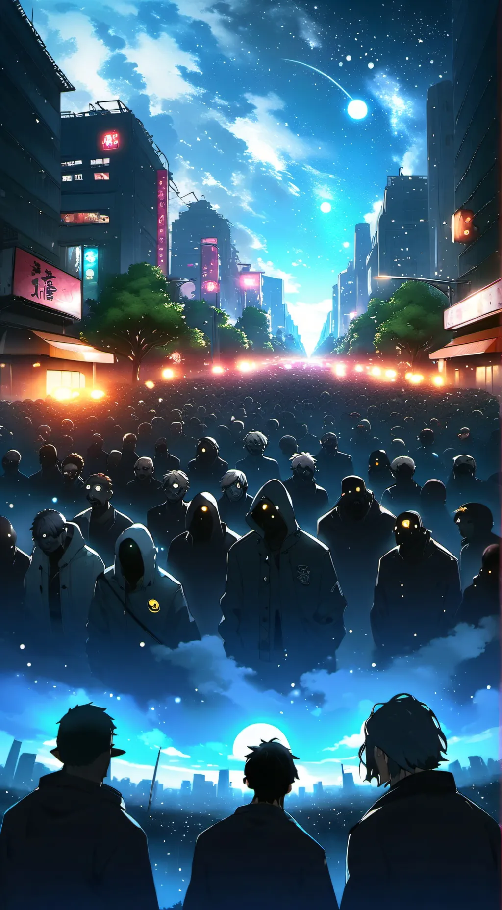 ai character: zombie apocalypse  background