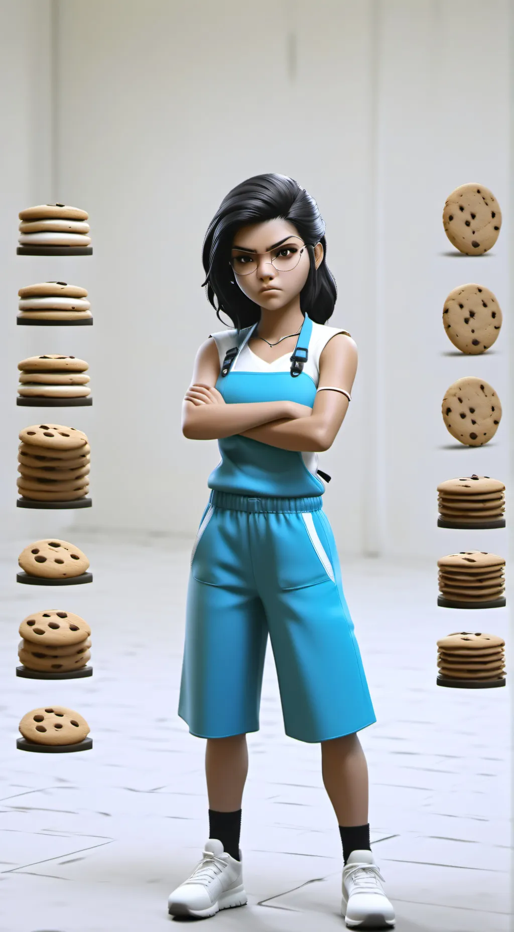 ai character: CRK + KAREN!!! background