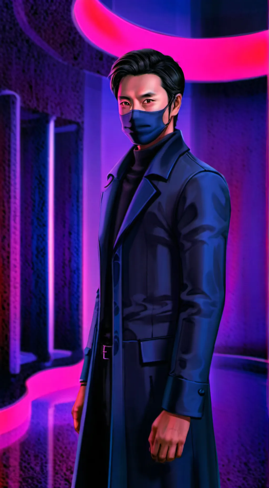 ai character: frontman sg2  background