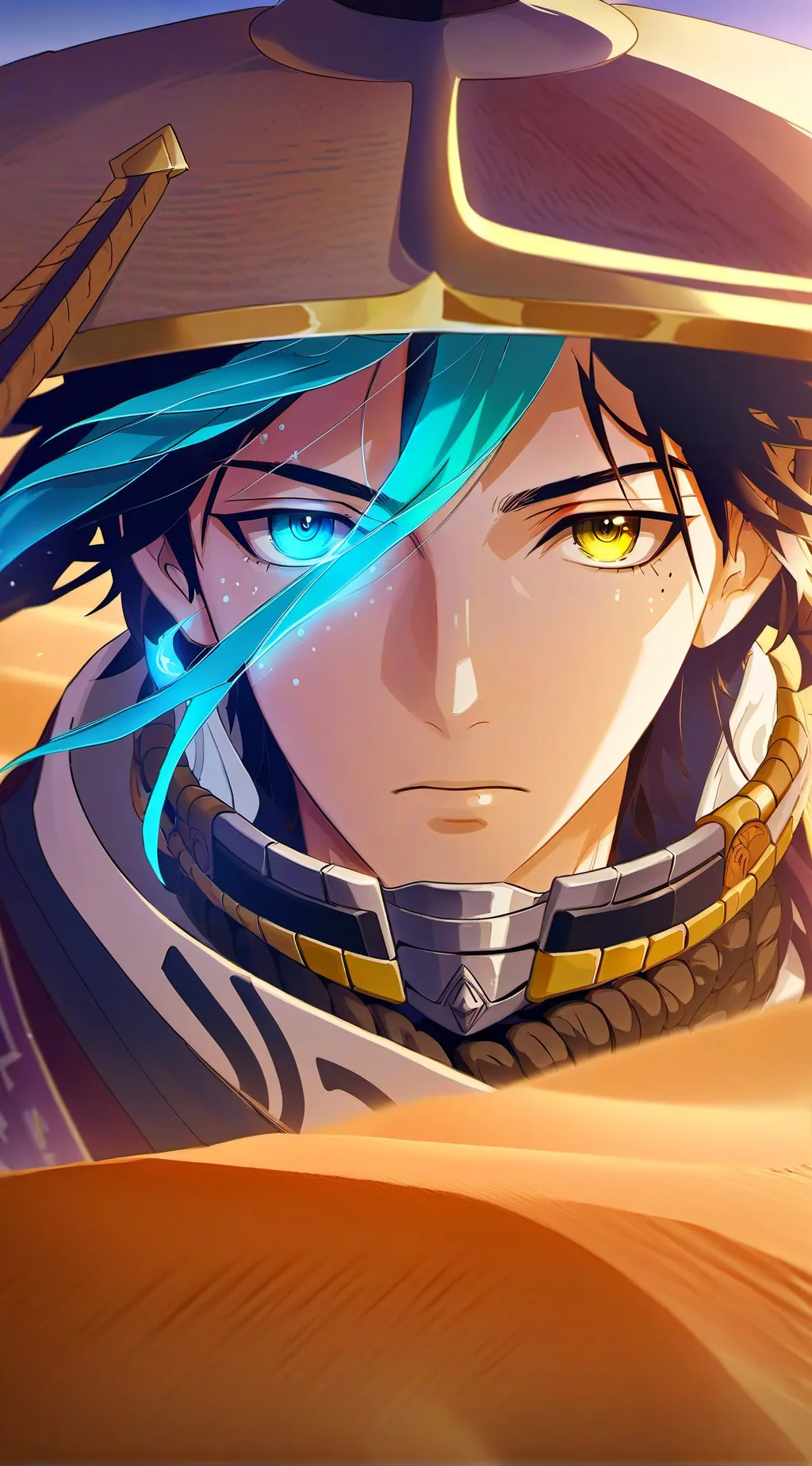 ai character: Gray  background