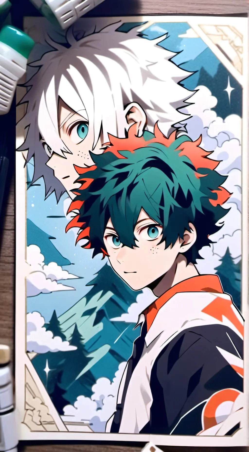 ai character: bakudeku background