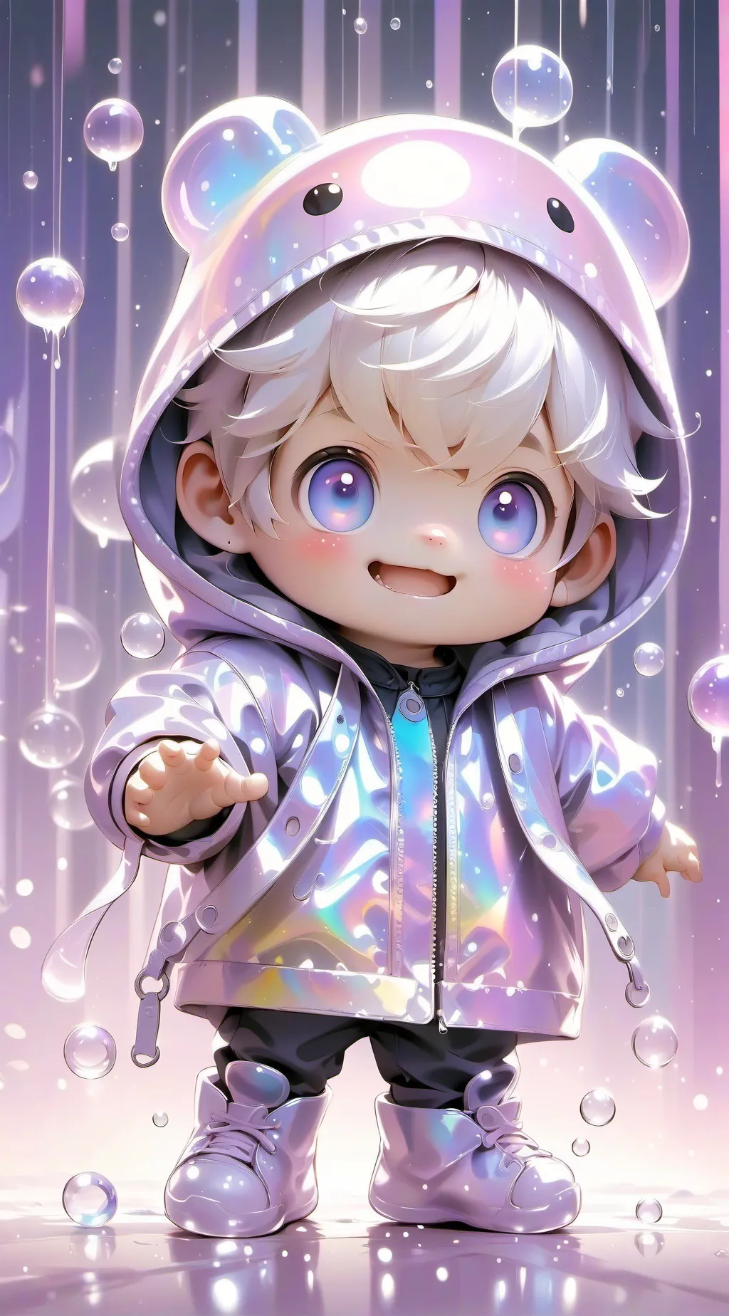 ai character: lil man Jake  background