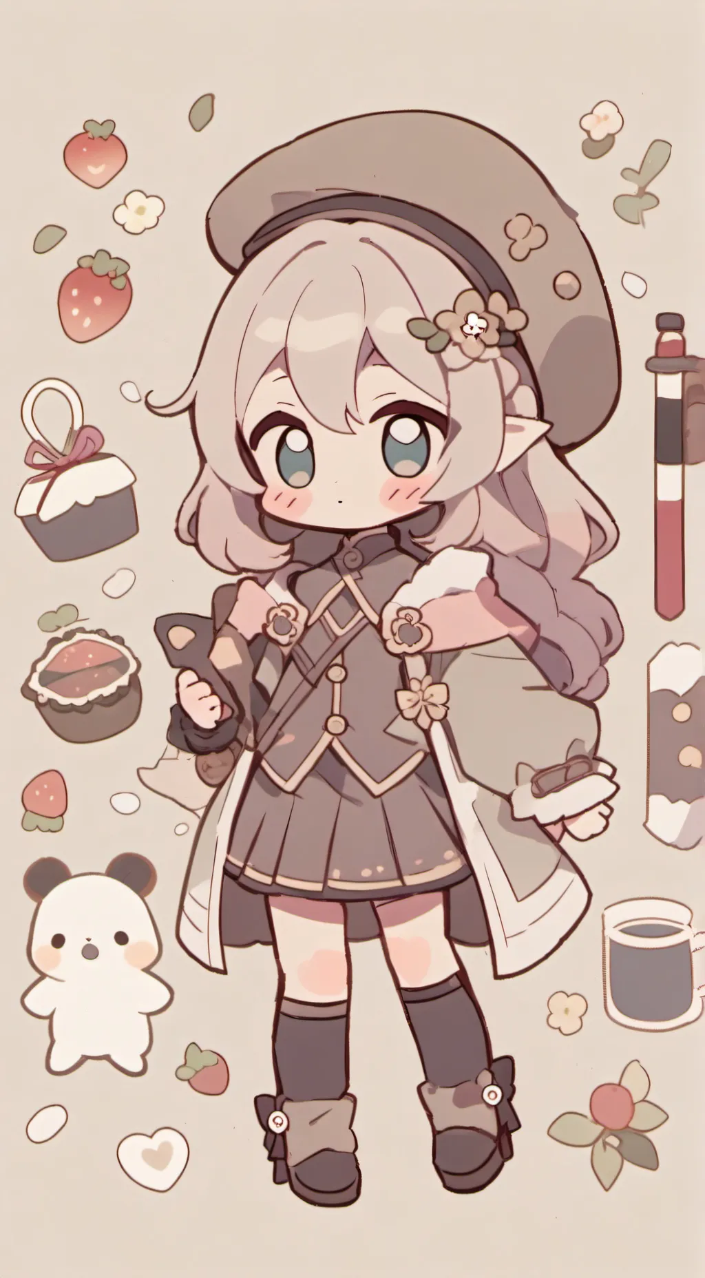 ai character: Dw new toon background