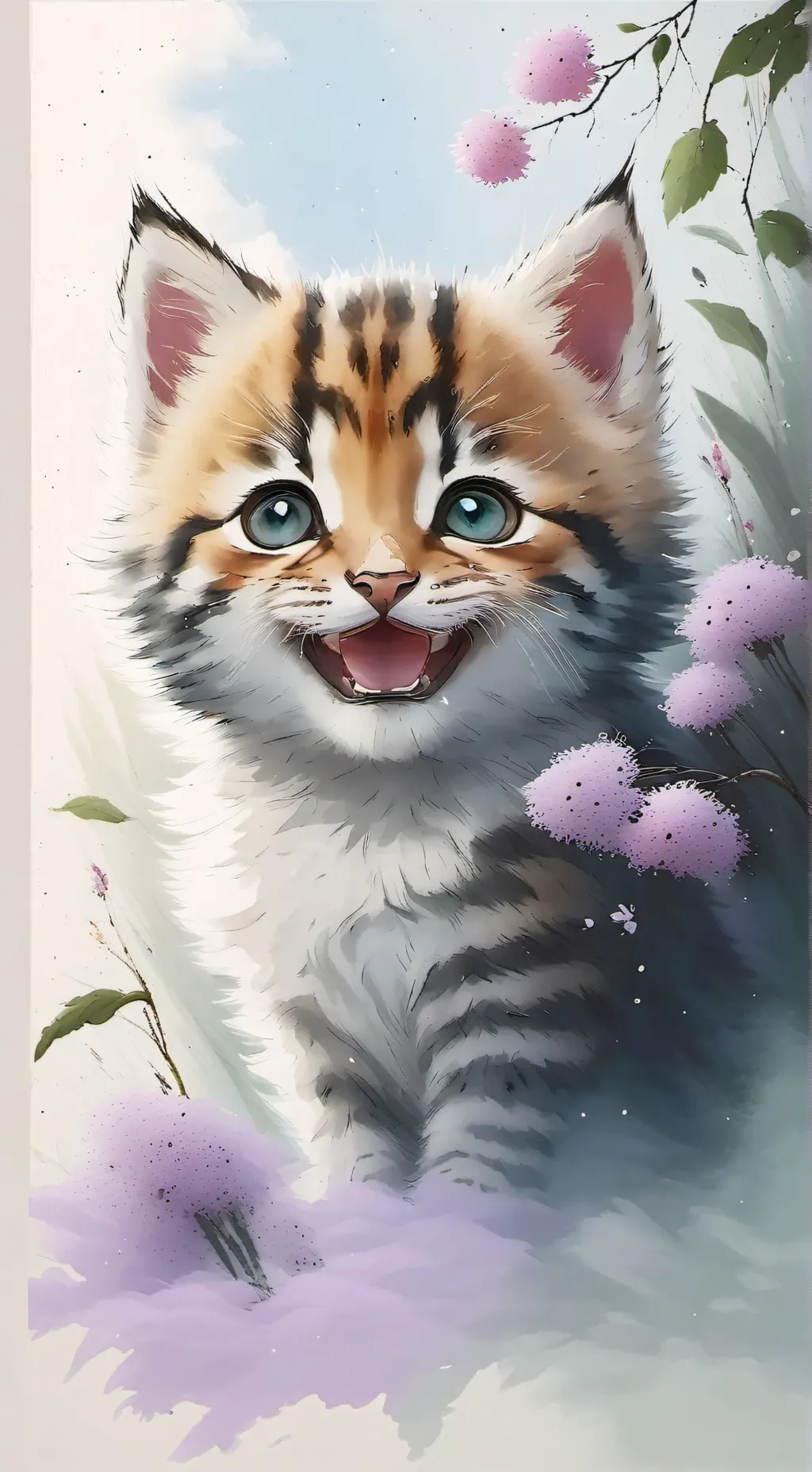 ai character: tigre bebe  background