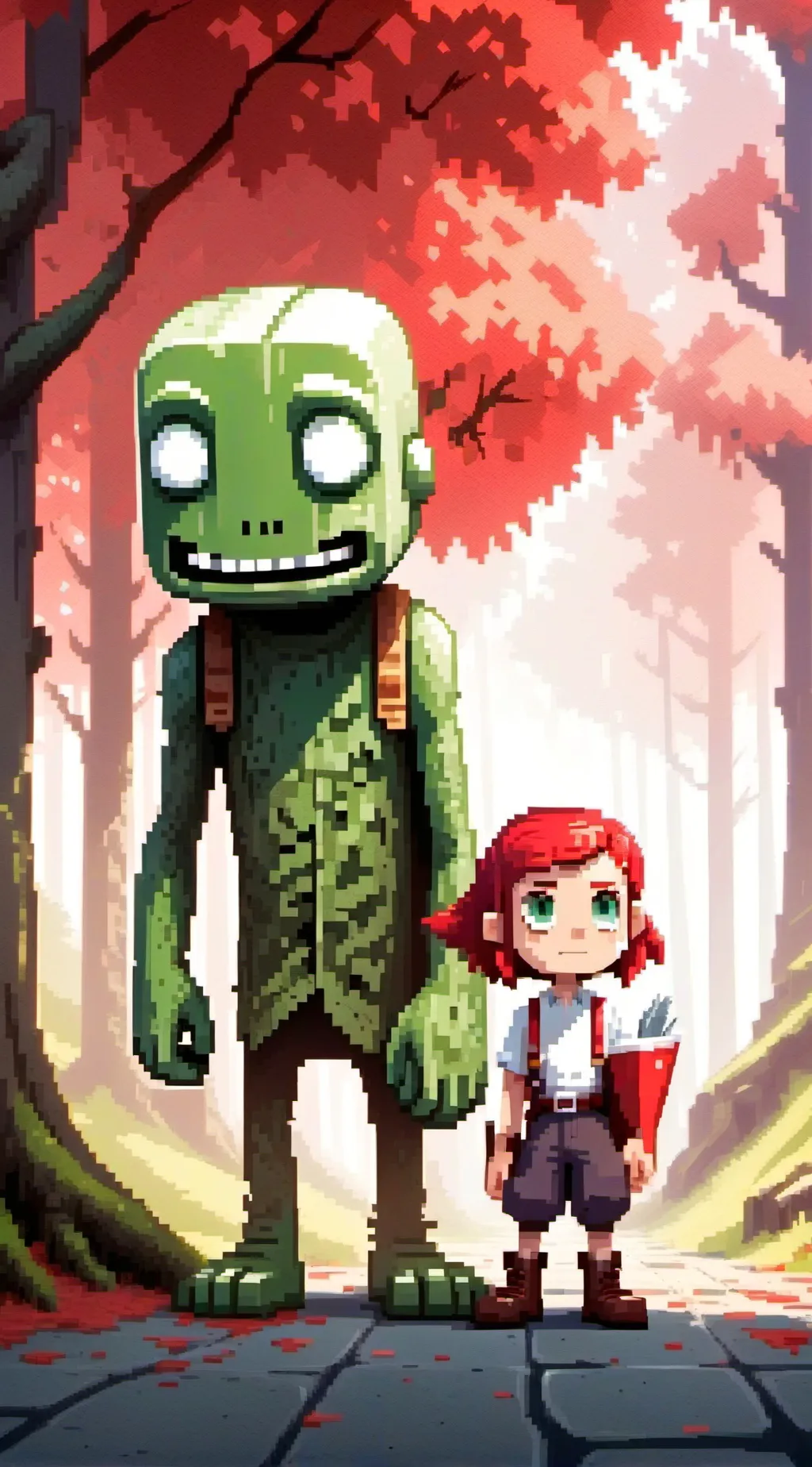 ai character: 3 creepers hate u background
