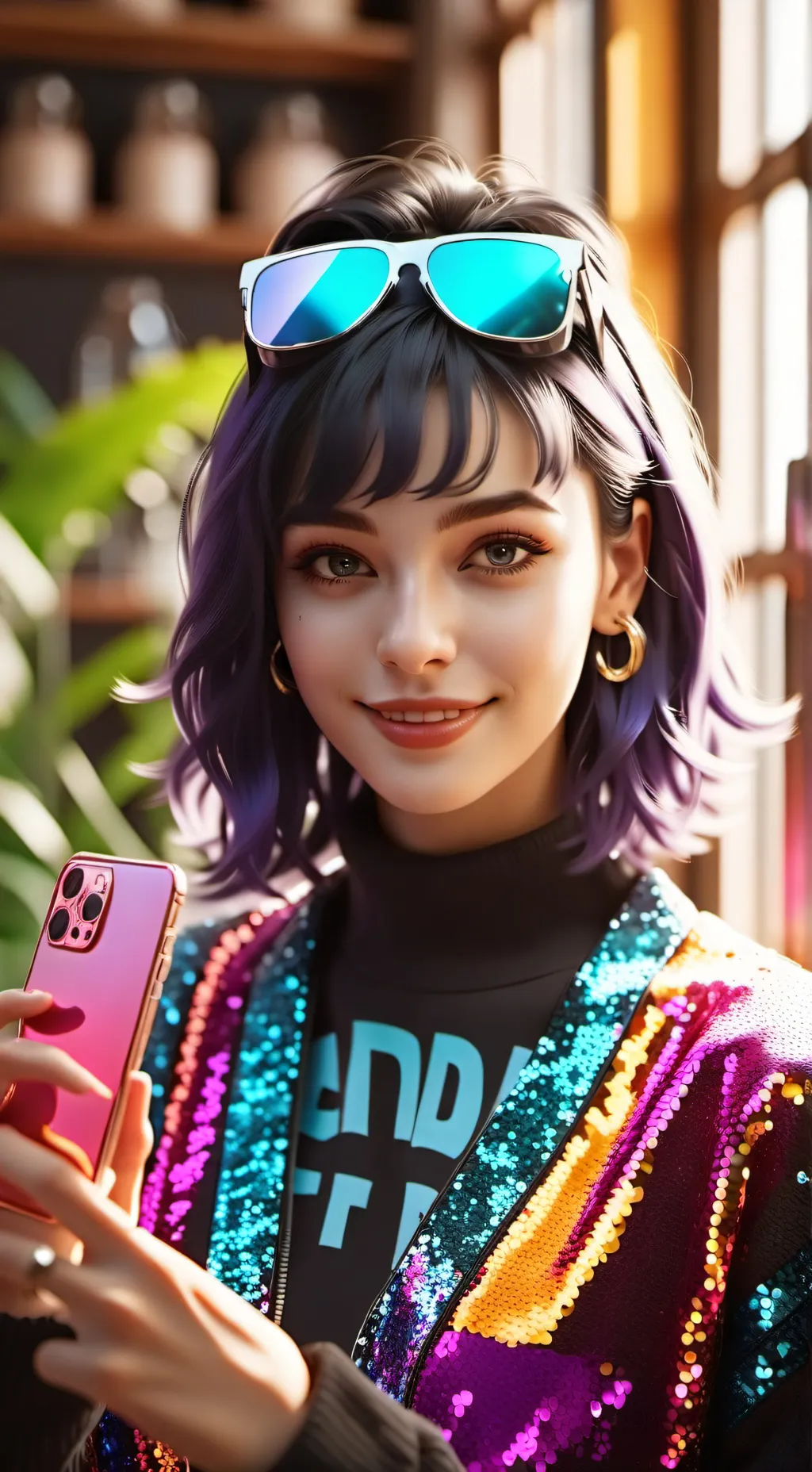 ai character: The Social Media Influencer background