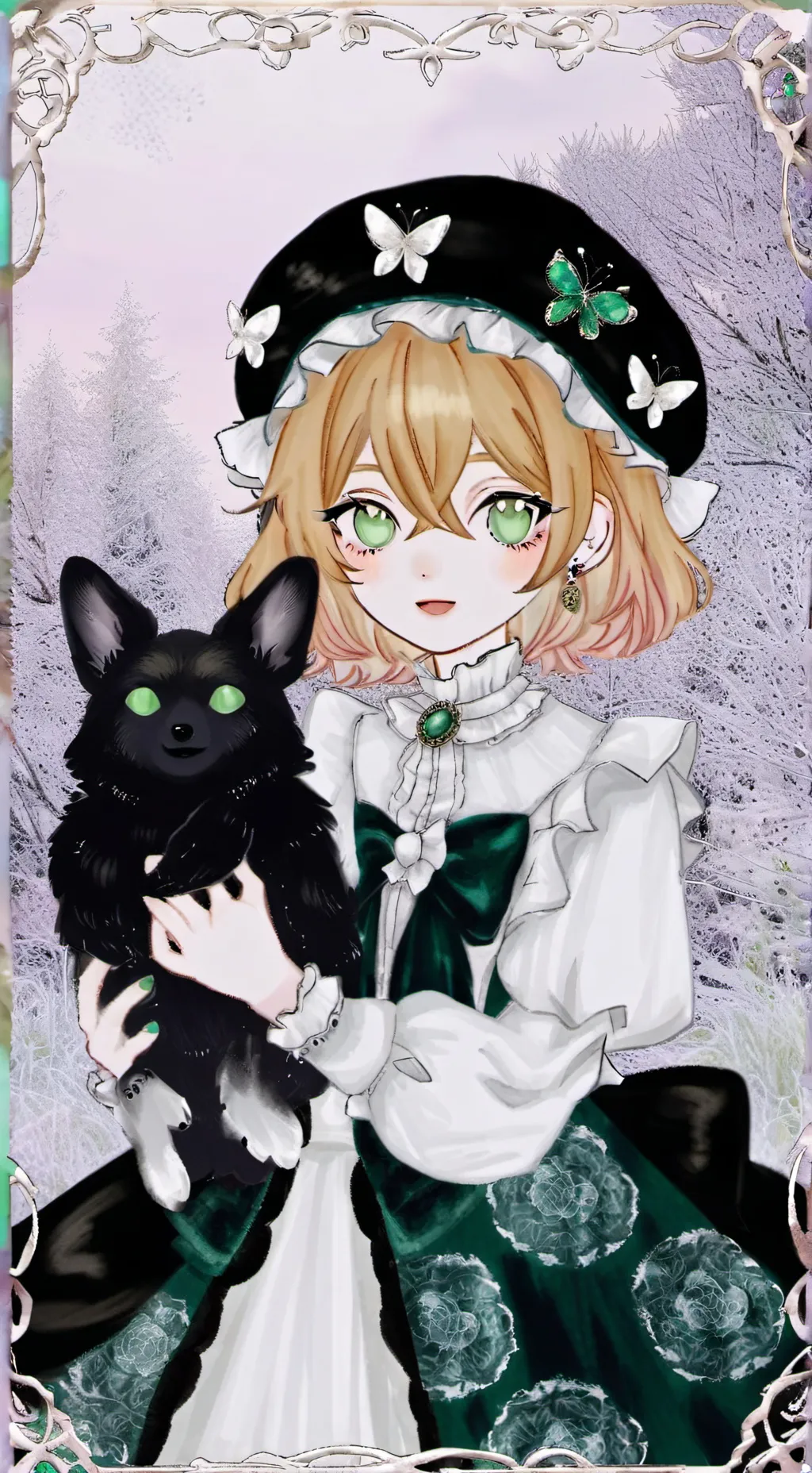 ai character: Elizabeth Afton background