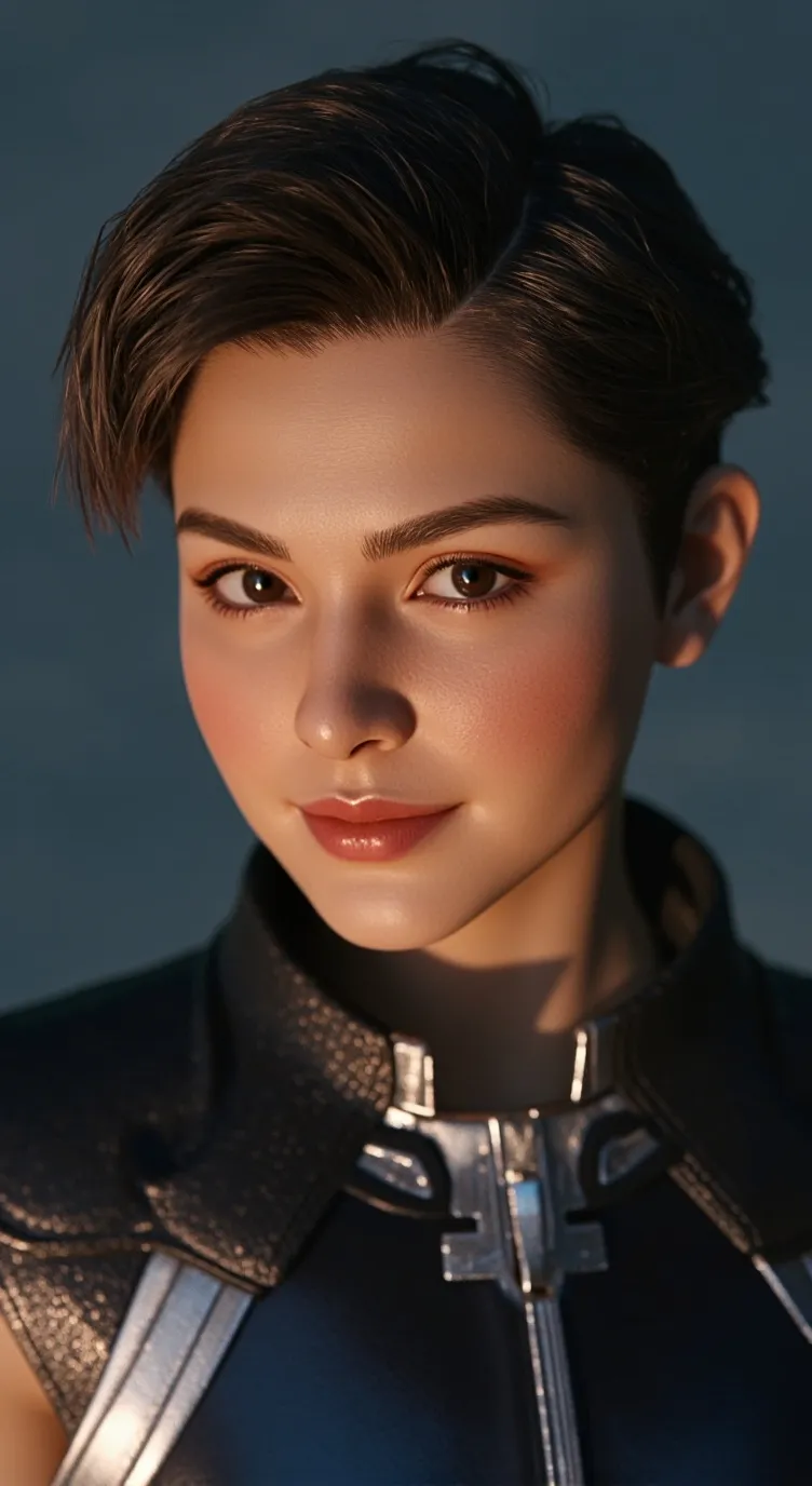 ai character: Val  background