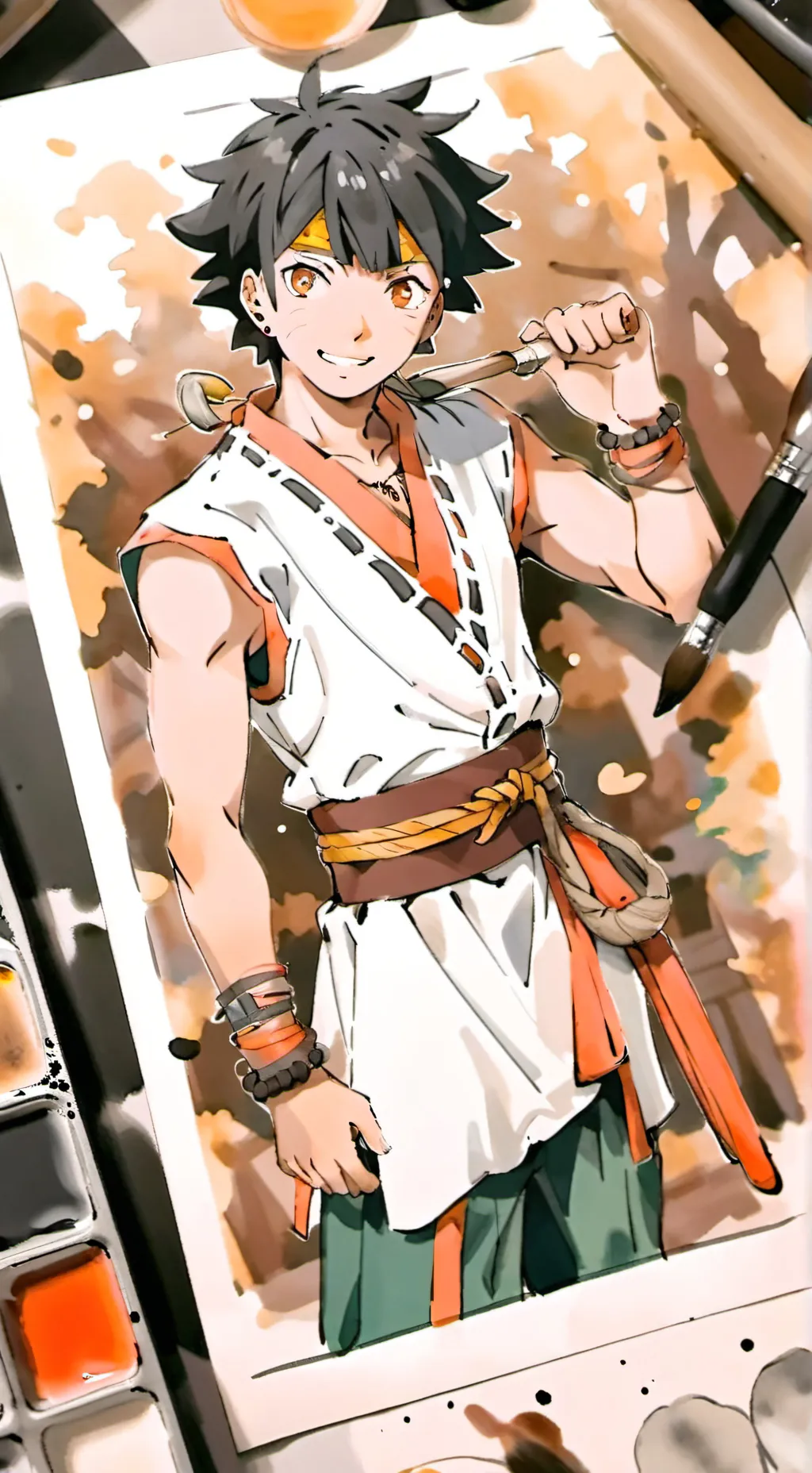 ai character: The Naruto Family! background