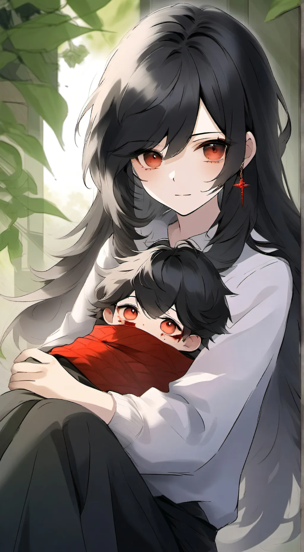 ai character: Lina and Blake  background