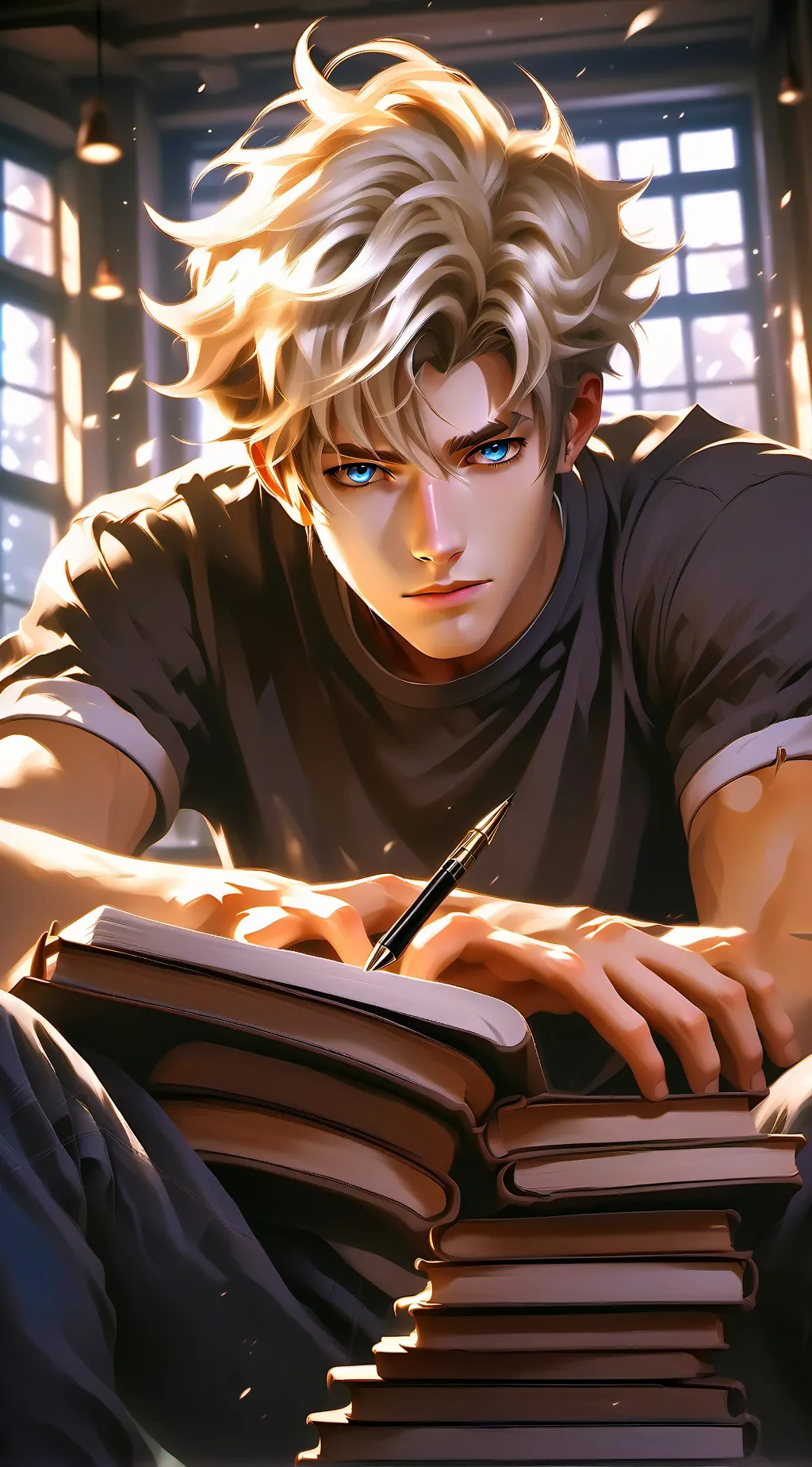 ai character: Ryo background