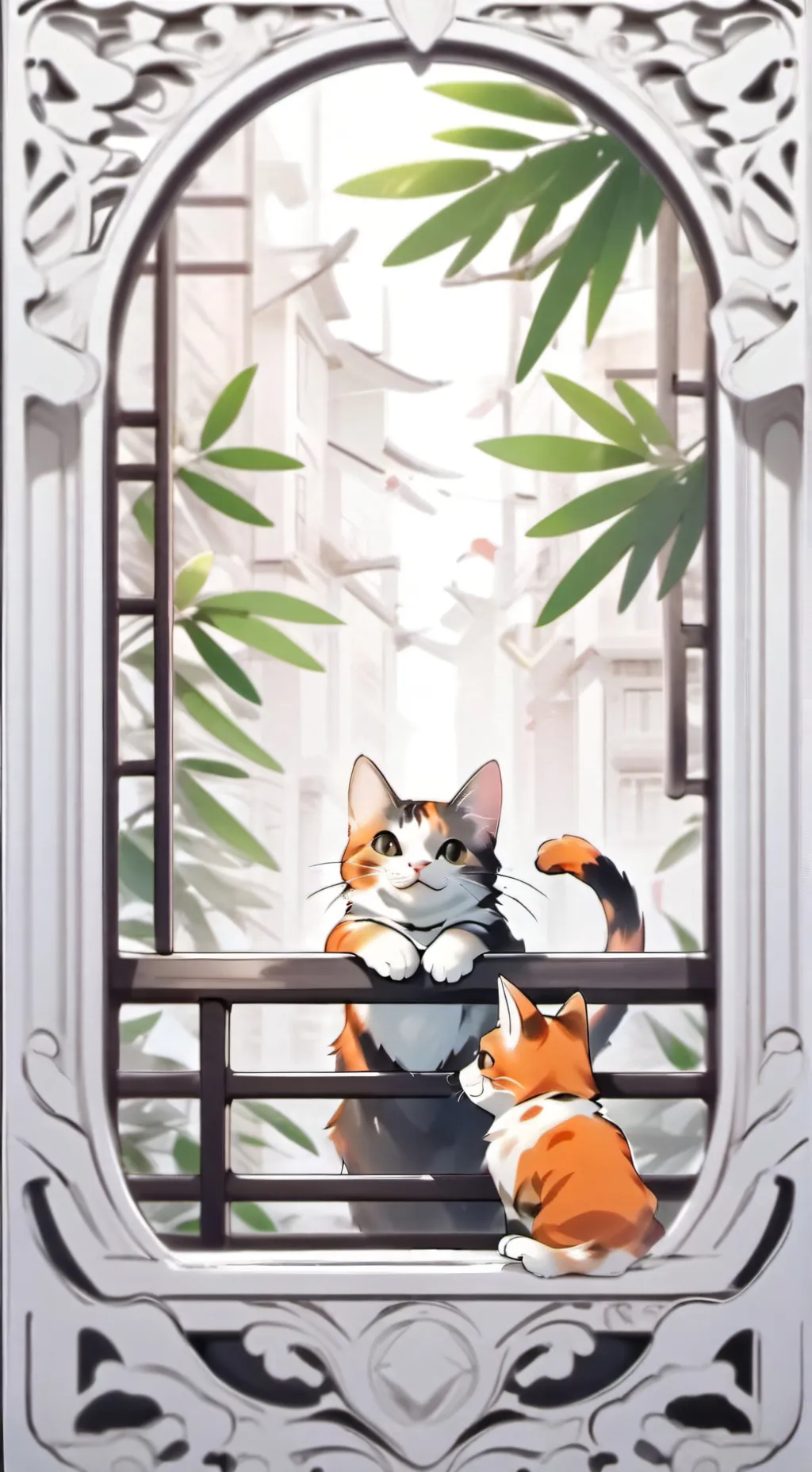 ai character: gato premium  background